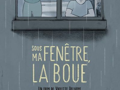 Sous ma fenêtre, la boue
